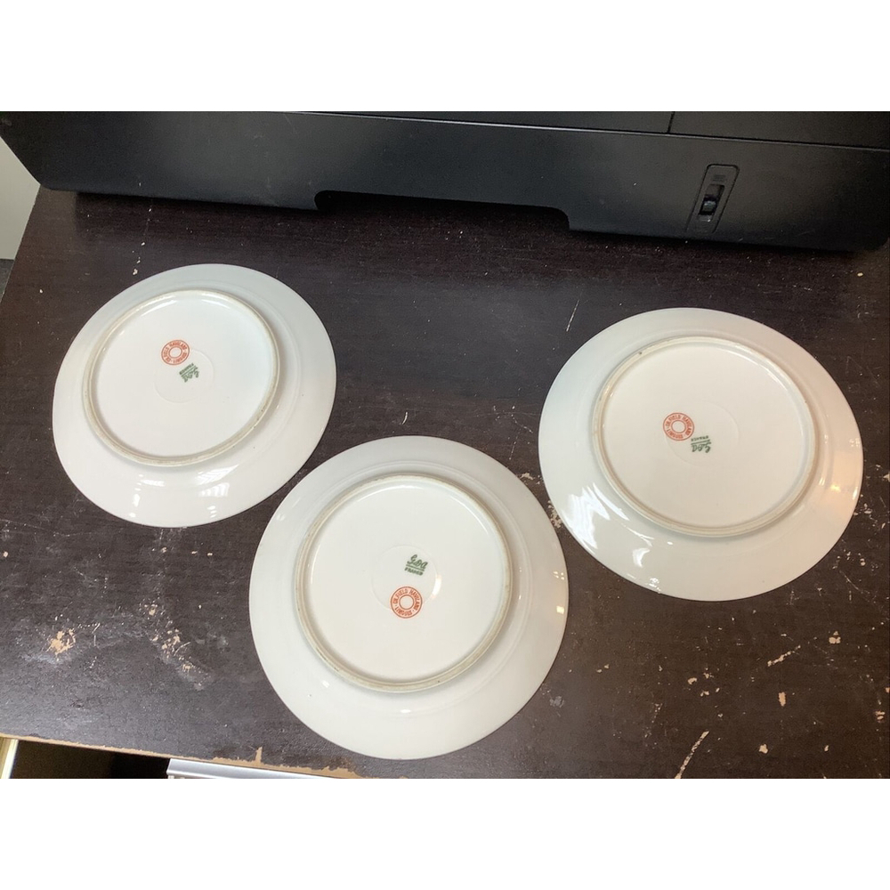 CH Field Haviland Limoges France 5.5” plates Set Of 4 GDA Decorator Mark - Picture 2 of 11
